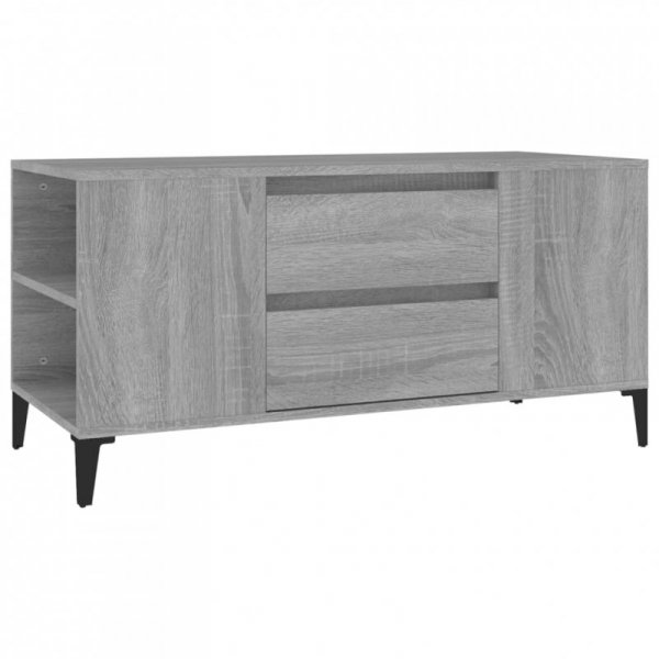Szafka pod TV, szary dąb sonoma, 102x44,5x50 cm