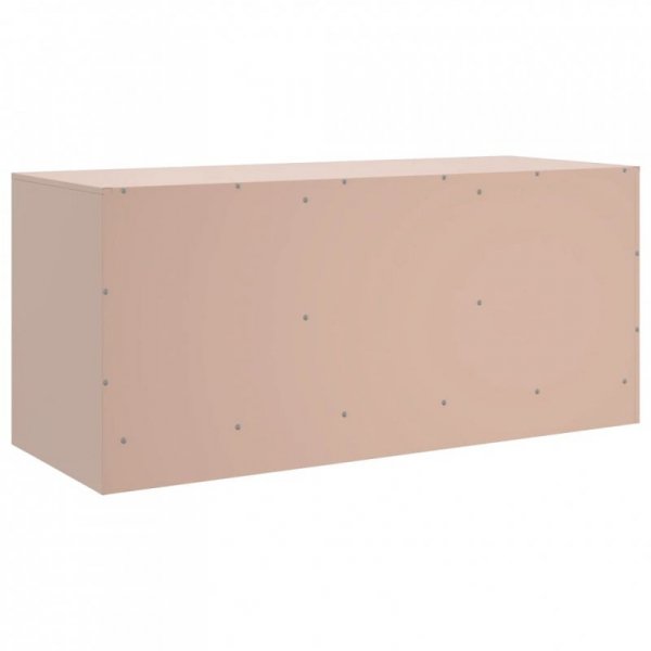 Szafka pod telewizor, różowa, 99x39x44 cm, stalowa