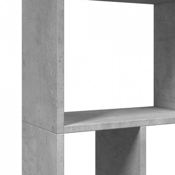 Regał na książki, szarość betonu, 60x20x120 cm