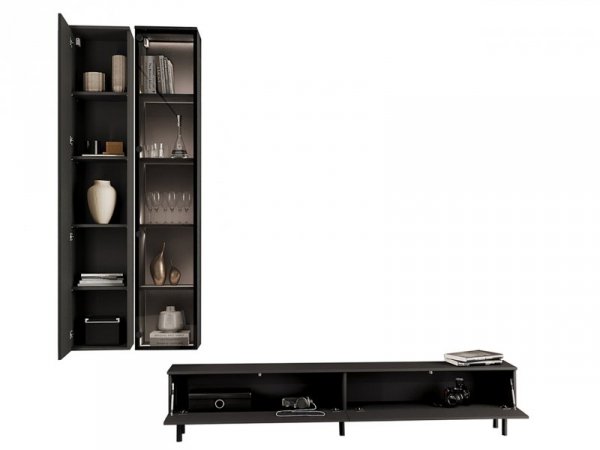 Meblościanka FIGO 1 czarny