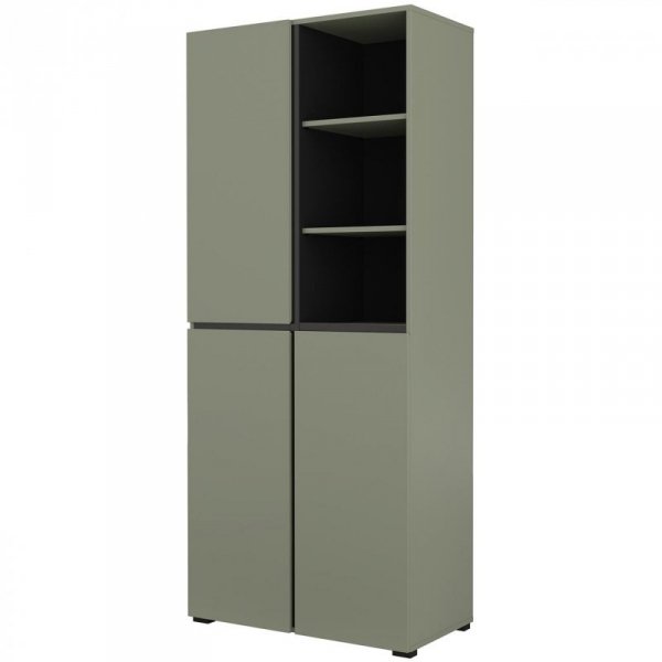 Garderoba CROSI 1 zielony / czarny