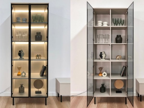 Witryna stojąca FIGO 04 dąb artisan