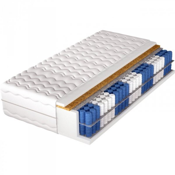 Materac 160x200 SHOCK pocket kokos
