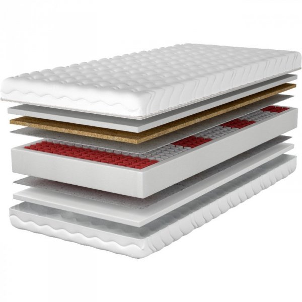 Materac 90x200 TORA multipocket kokos