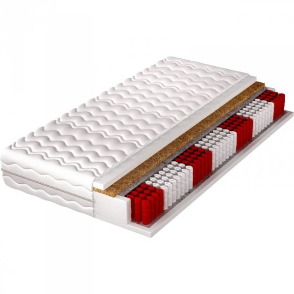 Materac 160x200 TORA multipocket kokos