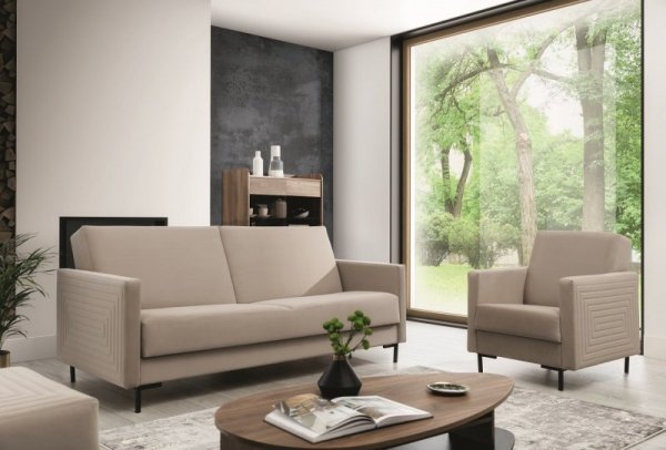 Sofa SELVA B madone 17031 czarny