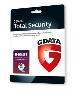GDATA Total Security 2PC 1rok karta-klucz