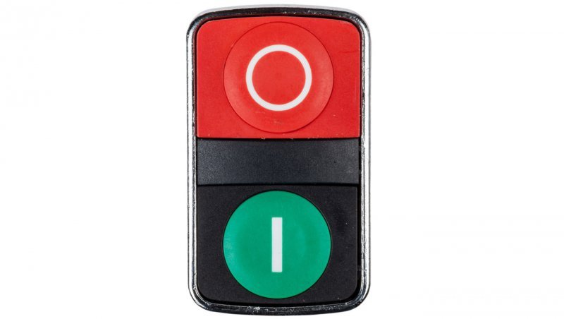 Przycisk sterowniczy 22mm podwójny czerwony/zielony z samopowrotem 1Z 1R XB4BL73415 schneider electric 3389119043571