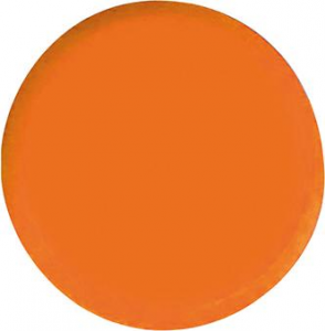 Magnes biurowy, okrągły 30mm, pomarańczowy Eclipse