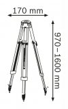STATYW ALUMINIOWY BT 160 (1 SZT)