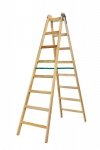 DRABINA DREWNIANA BRAKET PREMIUM 2X8 SZCZEBLI 240CM (1 SZT)