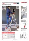 DRABINA LADY9, ALUMINIOWA PROFESJONALNA 9 STOPNI (1 SZT)