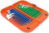 KOMPLET KLUCZY TRZPIENIOWYCH HEX I TORX DŁUGIE 18 SZTUK (1 KPL)
