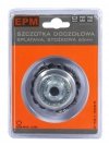 SZCZOTKA DOCZOŁOWA SPLATANA STOŻEK 85MM ZN (1 SZT)