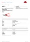 SZCZYPCE DO PIERŚCIENI SEGERA WEWNĘTRZNE PROST.140MM 12-25MM (1 SZT)