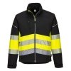 KURTKA OSTRZEGAWCZA SOFTSHELL  PW375BKY ROZMIAR XXL (1 SZT)