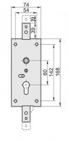 ZAMEK KASTEL-1 PIONOWY (1 SZT)