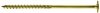 WKRĘT DO DREWNA Z KOŁNIERZEM NA TORX OCYNK ŻÓŁTY 8*340MM T40 (50 SZT)