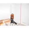 LASER PŁASZCZYZNOWY 15M 360 W POZIOMIE STATYW 1.5M CZERWONY (1 SZT)
