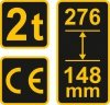 PODNOŚNIK HYDRAULICZNY SŁUPKOWY 2T (1 SZT)