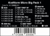 ZESTAW WKRĘTAKÓW KRAFTFORM MICRO 25SZT. (1 KPL)