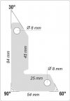MAGNETYCZNE UCHWYTY SPAWALNICZE 25 KG 2 SZTUKI (1 SZT)