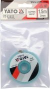 TAŚMA ROZLUTOWNICZA PLECIONKA MIEDZIANA 3.0MM*1.5M (1 SZT)