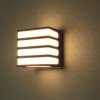Oprawa Ścienna Ogrodowa V-TAC 8W LED IP65 120x120 Brązowa VT-732 3000K 750lm