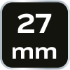 Nasadka sześciokątna długa 1/2, 27 mm, Superlock