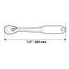 Grzechotka prosta 1/2, 265 mm, 45T