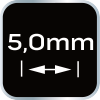 Krzyżyki dystansowe 5.0 mm, 100 szt. (5 szt.)