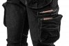 Spodnie robocze 5-kieszeniowe DENIM, czarne, rozmiar L