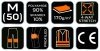 Spodnie robocze PREMIUM,4 way stretch, czarne, rozmiar M