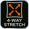 Krótkie spodenki PREMIUM, 4 way stretch, czarne, rozmiar XS