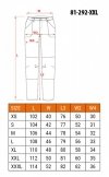 Spodnie robocze OUTDOOR, 4 way stretch, musztardowo-szare, rozmiar XXL