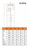 Spodnie robocze OUTDOOR, 2 way stretch, szare, rozmiar XL