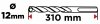Wiertło do betonu zbrojonego SDS Plus 12 x 310 mm, quatro