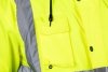 Kurtka robocza ostrzegawcza, lekko ocieplana, bomberka, żółta, rozmiar XXL