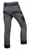 Spodnie robocze Mix&Match, Canvas, wzmocnienia z Cordury, szaro-czarne, rozmiar XS