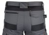 Spodnie robocze Mix&Match, Canvas, wzmocnienia z Cordury, szaro-czarne, rozmiar XS