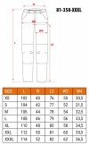 Spodnie robocze Mix&Match, Canvas, wzmocnienia z Cordury, beżowo-czarne, rozmiar XXXL