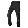 Spodnie robocze Mix&Match, 4 way stretch, czarno-zielone, rozmiar XS