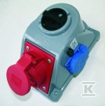 GN.Z WYŁ. 0-1 32A/5P/400V 2X16A/230 IP4 (SZT)