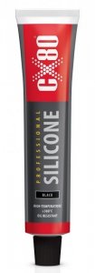 SILIKON PROFESSIONAL CZARNY WYSOKOTEMPERATUROWY 80ML TUBA (1 SZT)