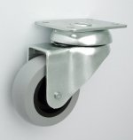 KOŁO MEBLOWE TWORZYWO+GUMA 50MM OBUDOWA SKRĘTNA M52T (1 SZT)