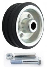 KOŁO METAL-GUMA 80MM BEZ OBUDOWY 2 (1 SZT)