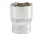 NASADKA KRÓTKA 6-KĄTNA CHROMOWANA 1/2'' 22MM (1 SZT)