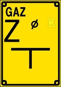 ZWIERCIADŁO MECH.NA GAZOCIĄGU TABLICA (SZT)