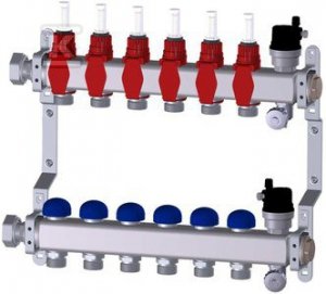 ROZDZIELACZ PREMIUM Z ROTAMETRAMI-10 OB. (SZT)