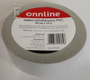 TAŚMA INSTALACYJNA PVC 33MX50MM ONNLINE (SZT)